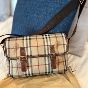 Burberry Haymarket Vintage Crossbody Bag